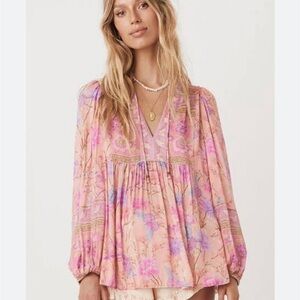 Floral Pink Women's Top